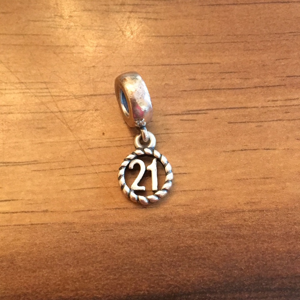 “21” pandora charm